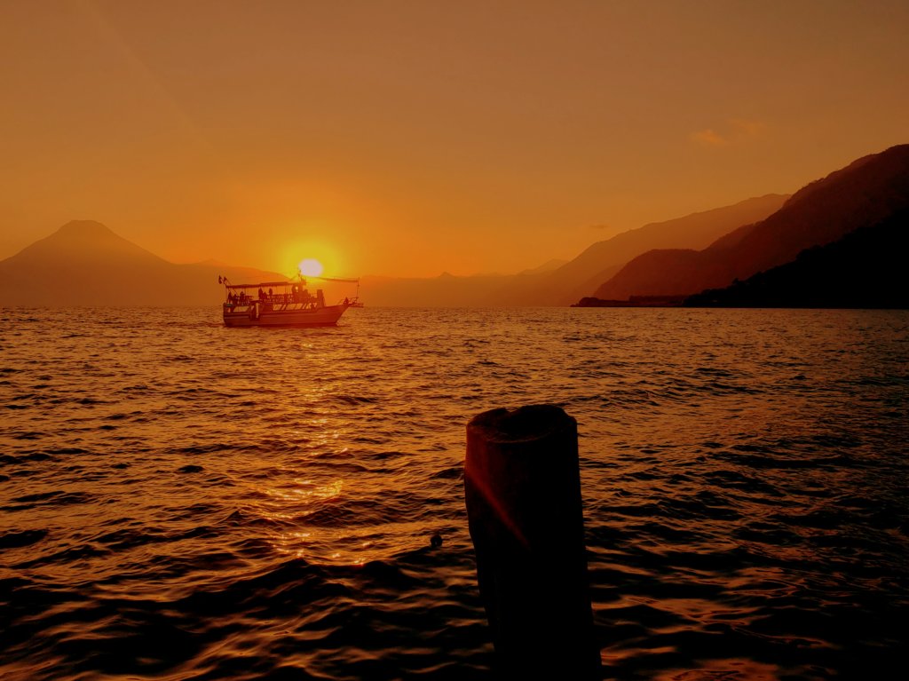 Sunset from Pana and the sunset cruise