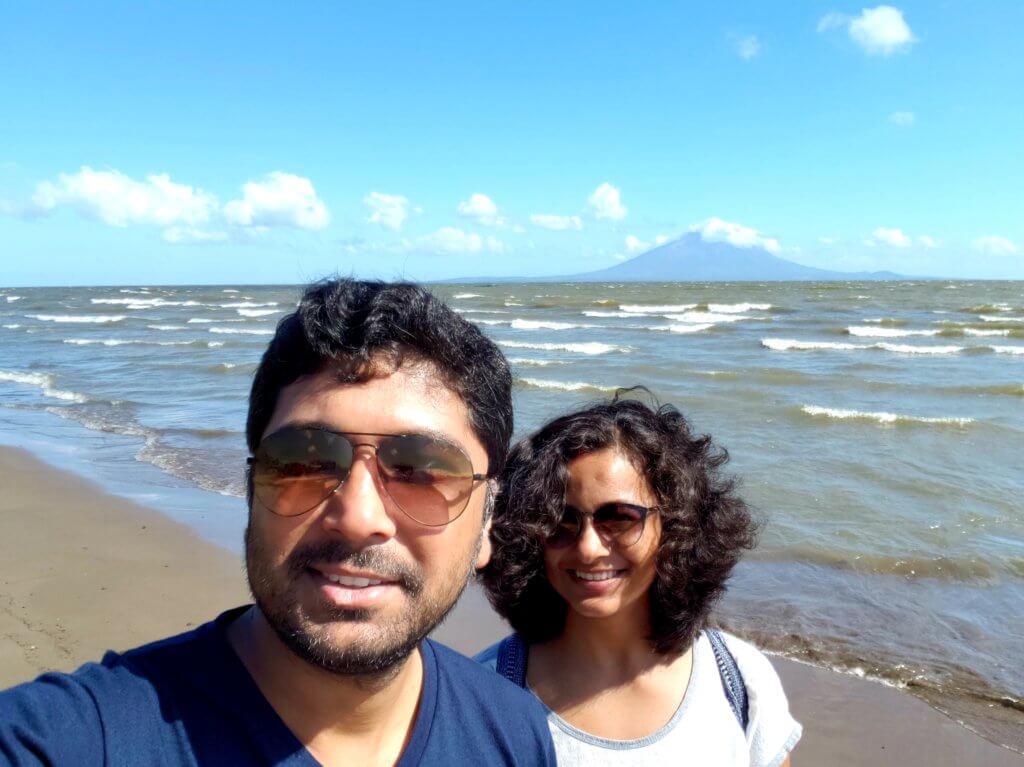 Paradise Catchers at Nicaragua Lake, happy about the Nicaragua day trip