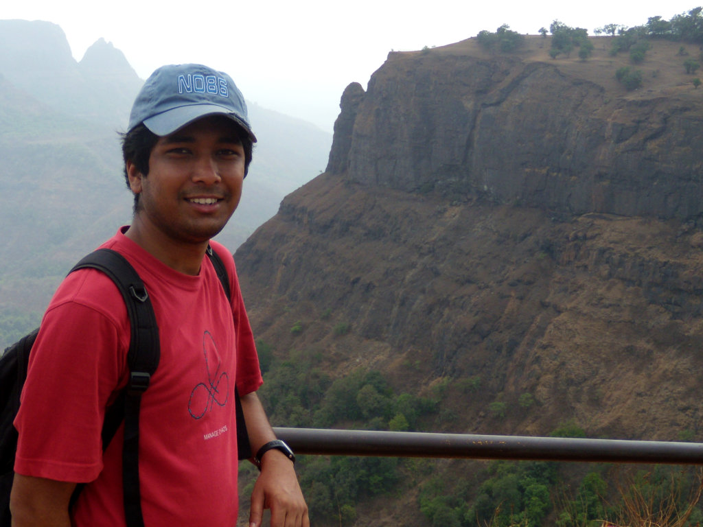 Indranil at Matheran, a hill station near Mumbai.