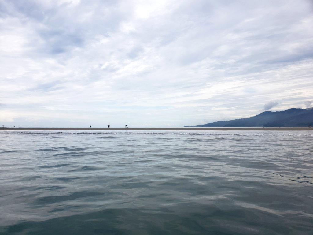 People walking on the Whale's Tail formation