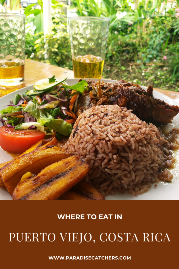 Caribbean Rice and Beans with Chicken - a must try dish in Puerto Viejo, Costa Rica