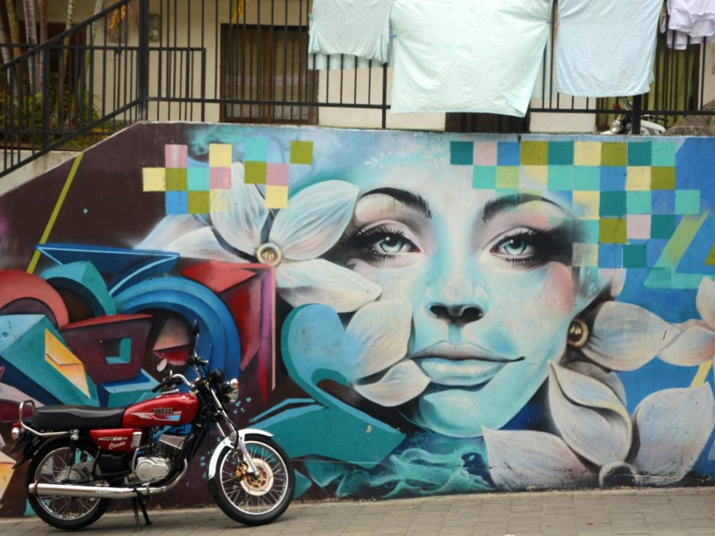 Wall mural - face of a woman