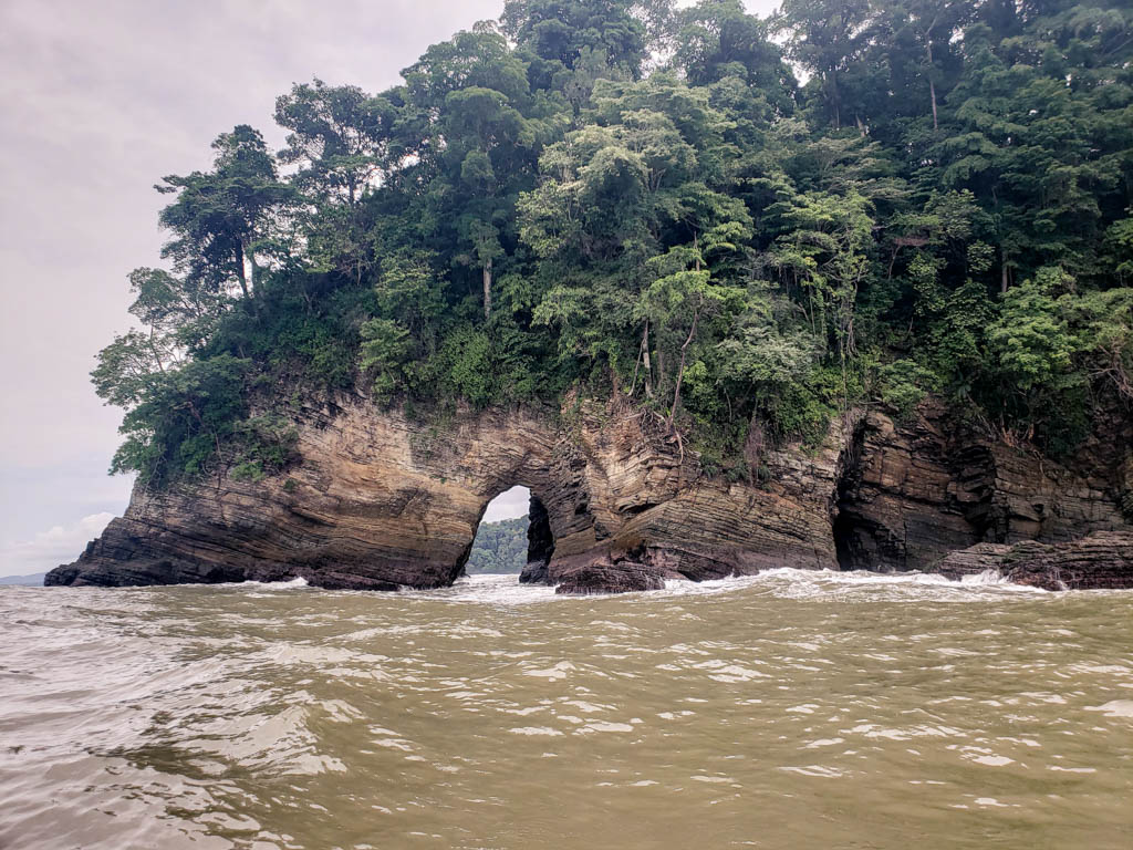 The rock caves near Playa Ventana