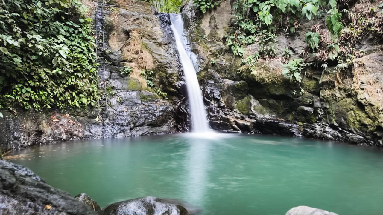 Uvita waterfall in Uvita, Costa Rica.