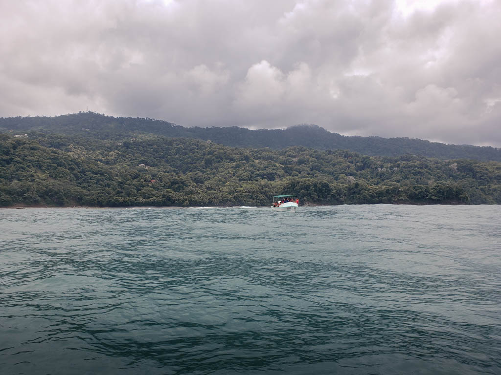 View of Uvita from the Boat during the Whale Watching tour