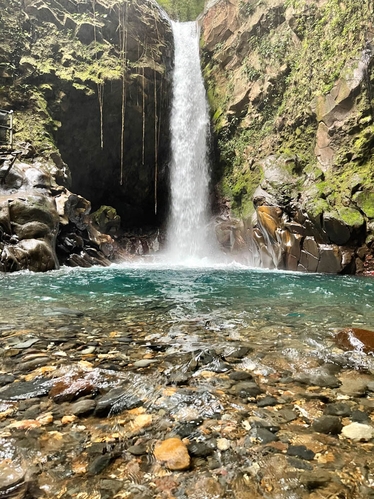 Oropendola Waterfall in Guanacaste, Costa Rica.