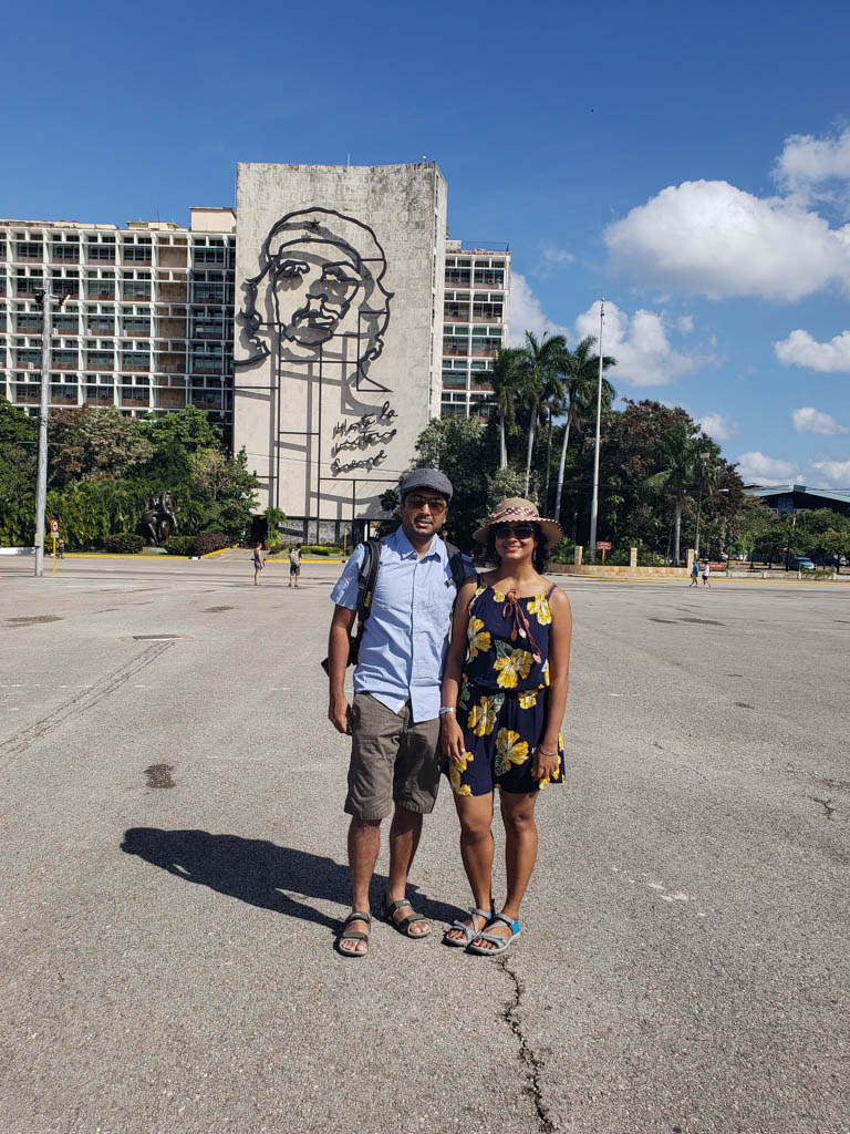 Paradise Catchers, at the Plaza de la Revolucion in Havana.