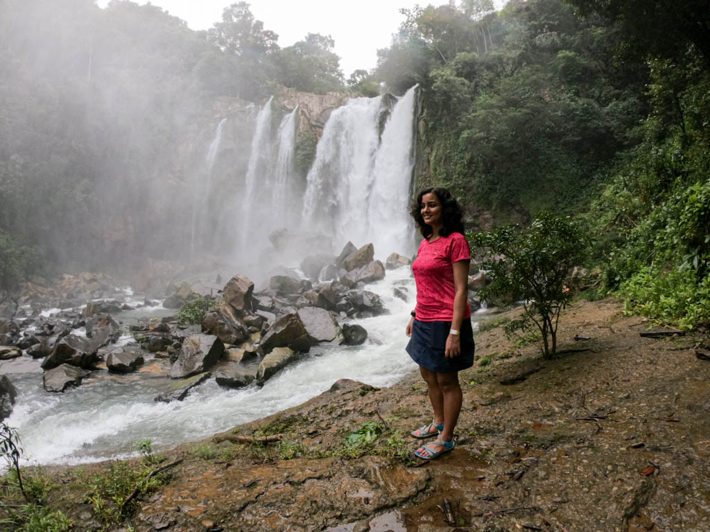 Pubali near the upper Nauyaca waterfall.