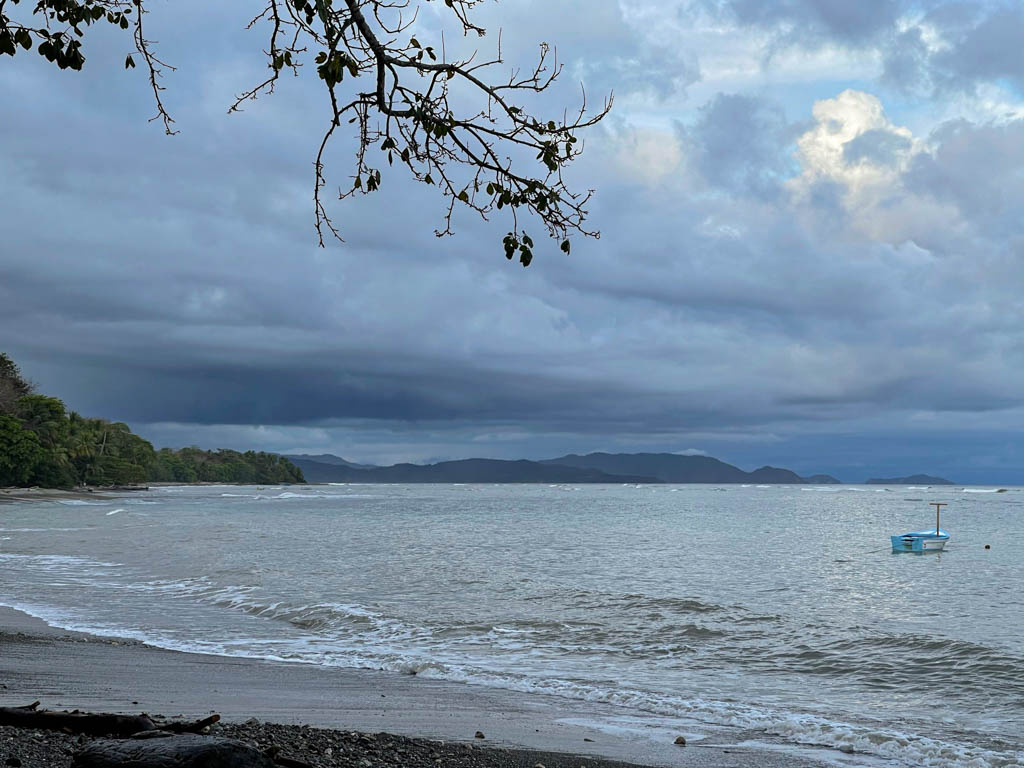 Playa Cabuya in the late afternoon.
