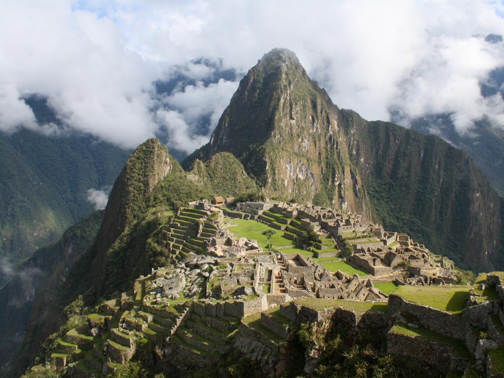 A classic view of Machu Picchu, one of the seven wonders of the modern world and among the best places to visit in Peru.