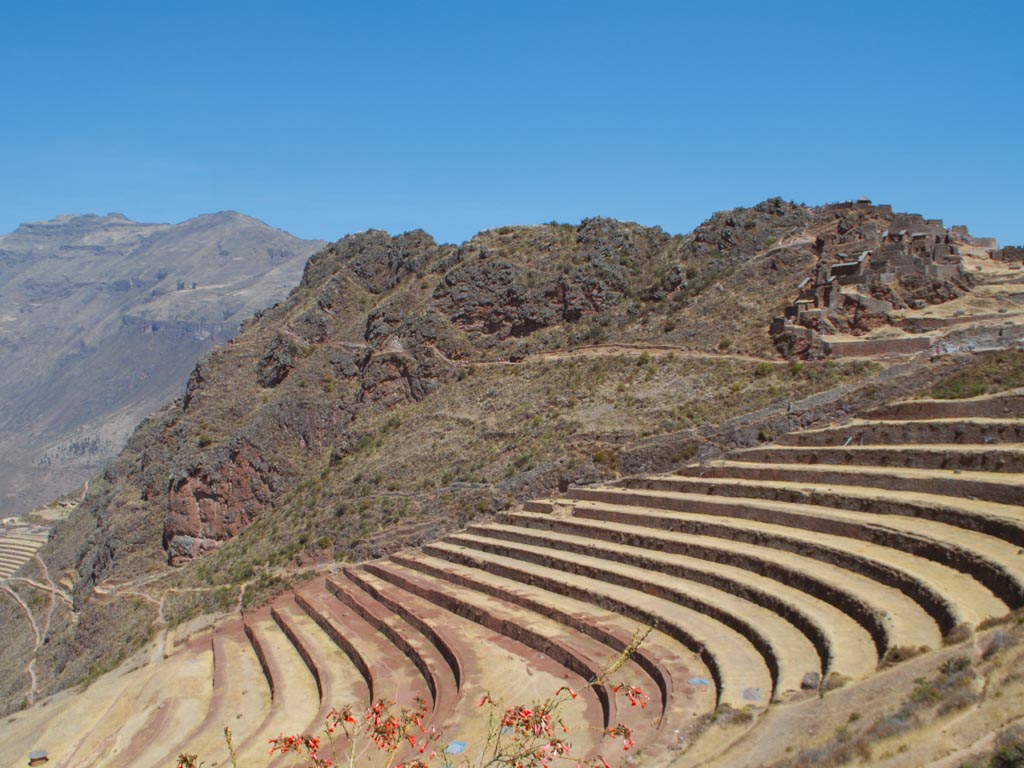 The terrace fields of Pisac.