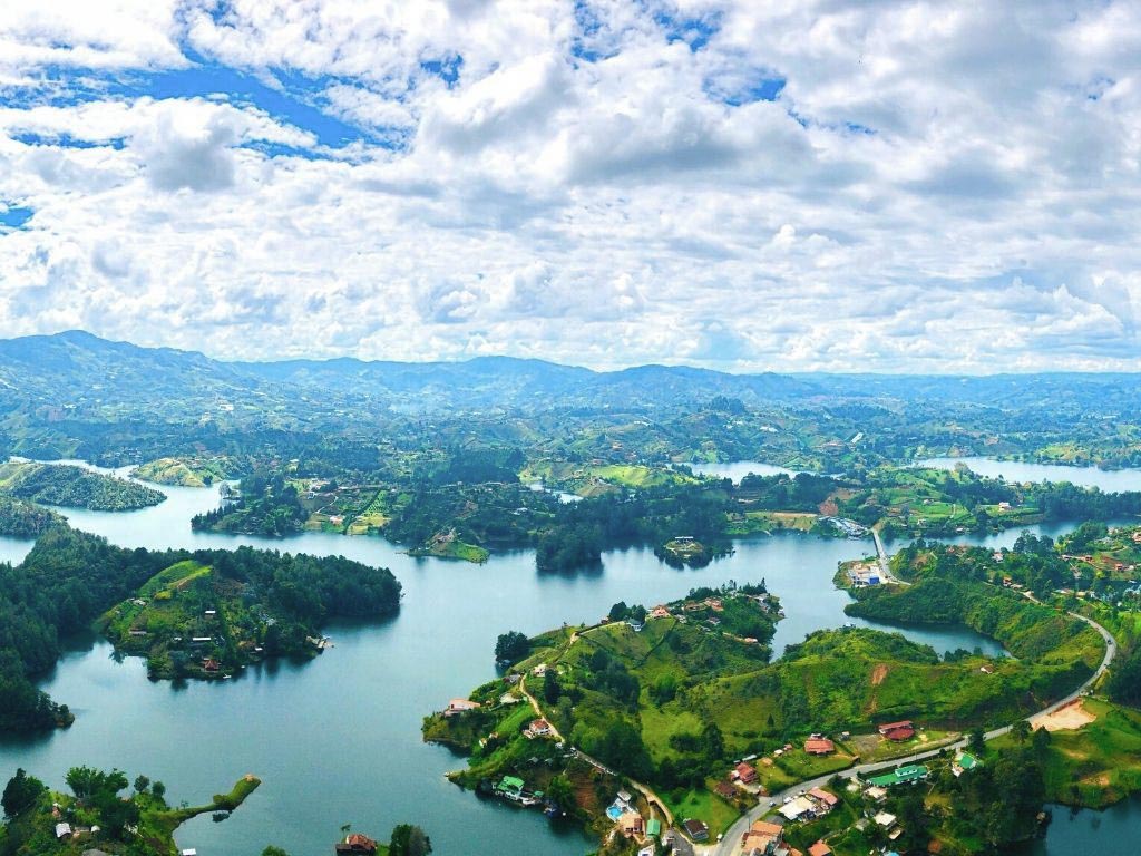 Guatape Lake, one of the best places to visit in Colombia.
