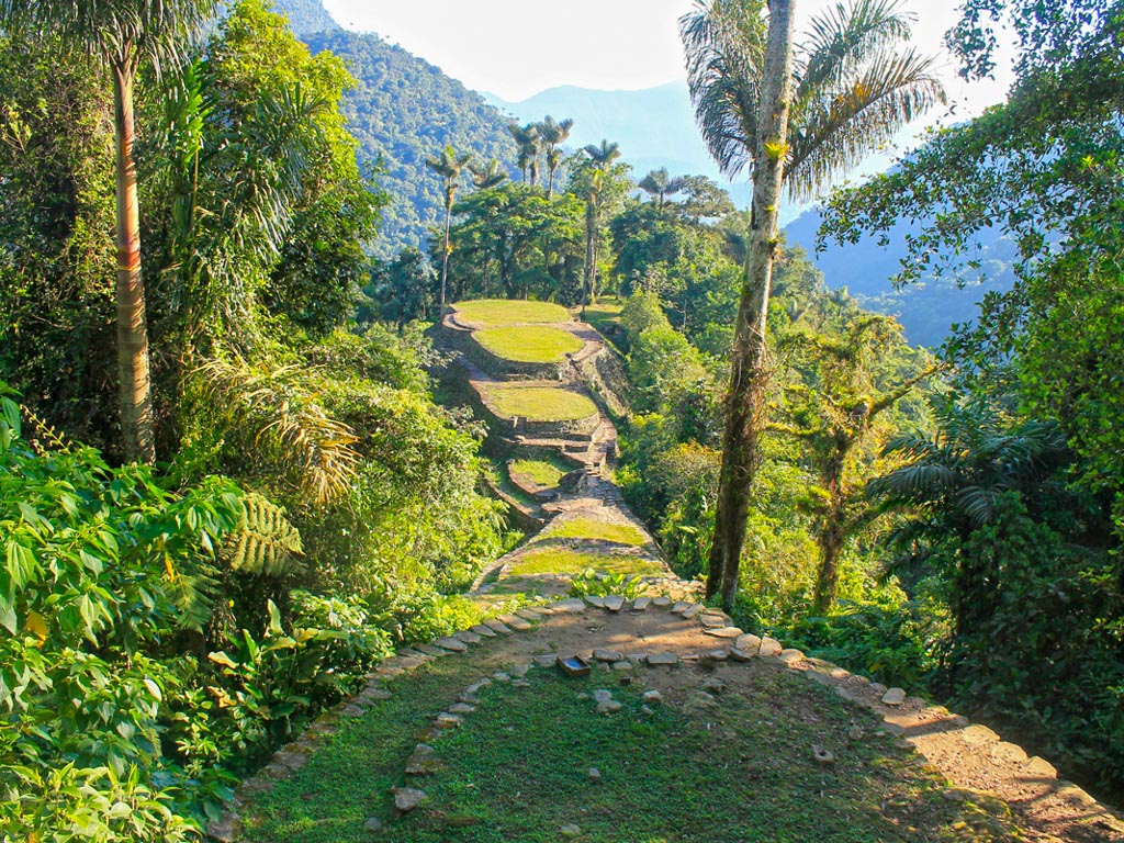 Lost City or Ciudad Perdida, one of the best places to visit in Colombia.