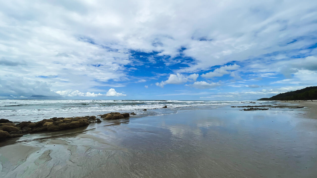 Santa Teresa beach in the Nicoya peninsula of Costa Rica.