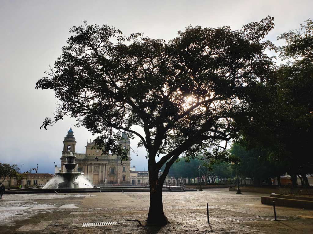 Historic center of Guatemala City.