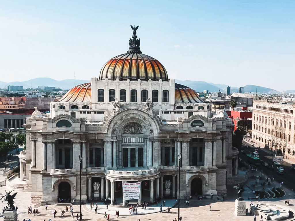 Palacio de Bellas Artes in Mexico City.