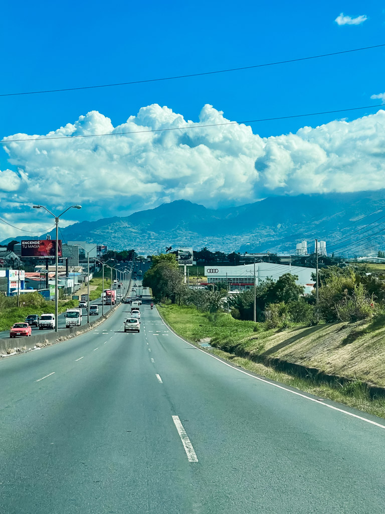 Ruta 1 highway in Costa Rica.