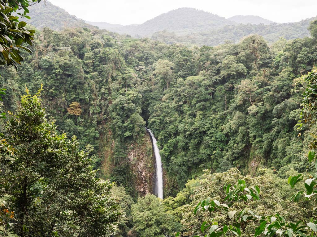 Wider View of La Fortuna Waterfall, an activity in the La Fortuna itinerary
