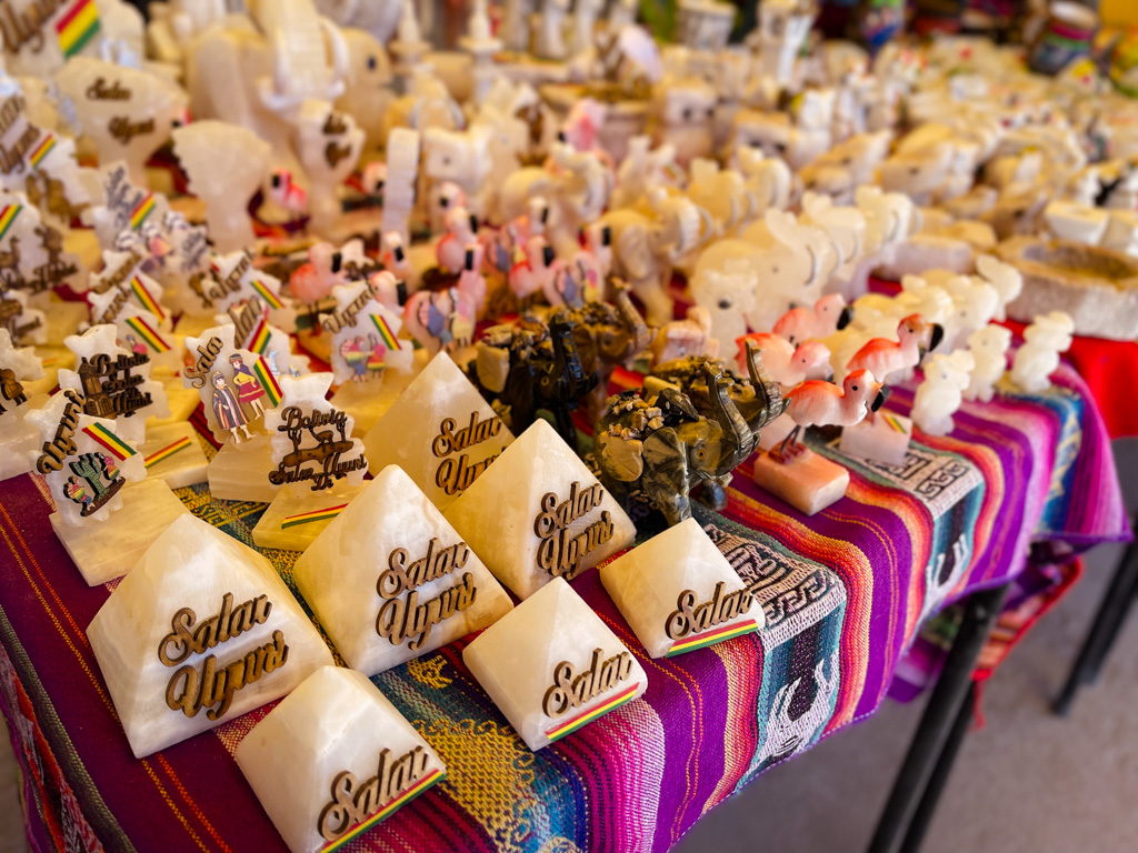 Souvenirs made of salt.