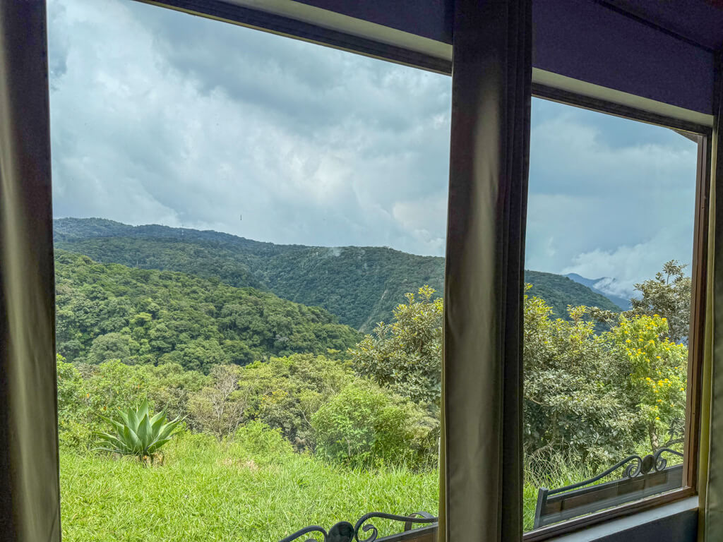 Valley Views from the Rainbow Valley Lodge in Monteverde, Costa Rica.