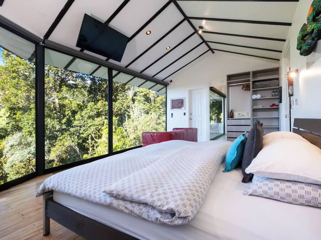 A Forest-view Bungalow at Dantica Forest Lodge in San Gerardo de Dota, Costa Rica.