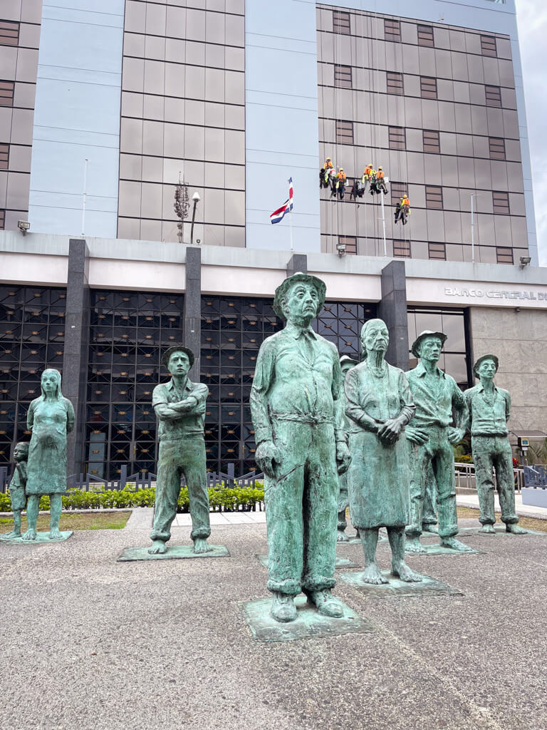 Monumento Los Presentes in San Jose, Costa Rica.