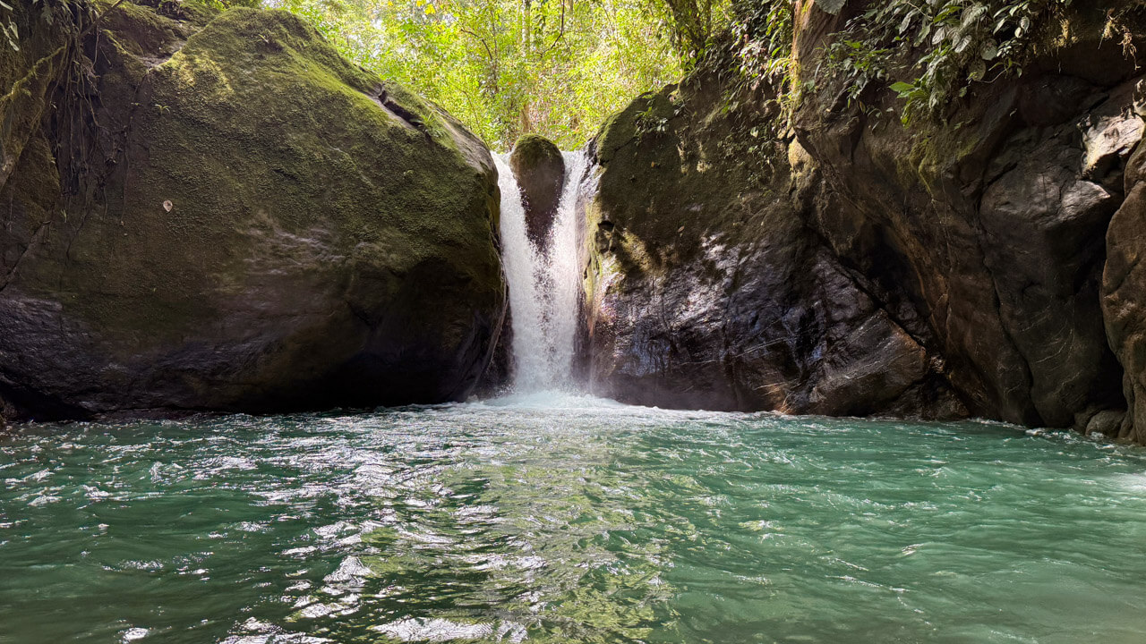 Cascada El Pavon, one of the stops on the Paddle 9 Full Day Waterfall Tour in Costa Rica.